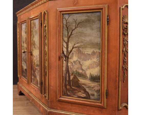 Venetian lacquered sideboard from the 50s