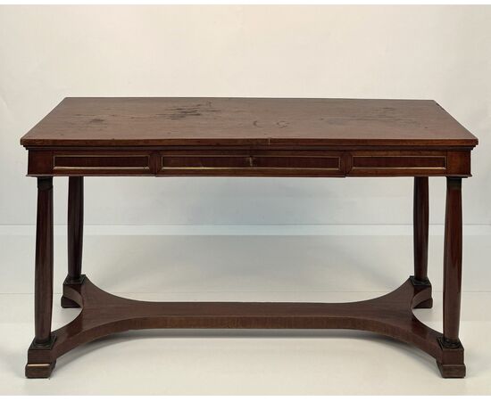 20th-century mahogany desk
