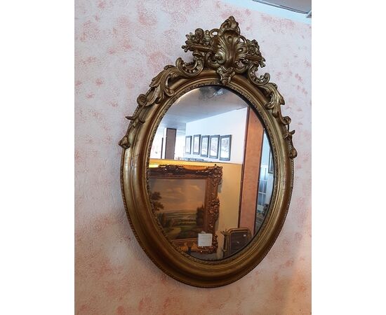 Specchio Specchiera  ovale H 110 - L 78
