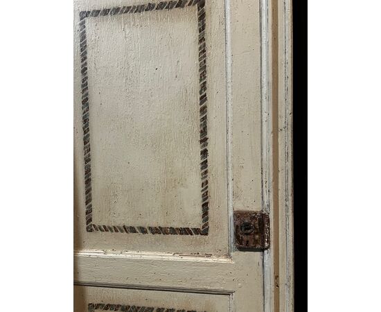 PTS899 - N. 6 Porte laccate, con telaio, epoca '700, misure diverse (circa 80x200 H)