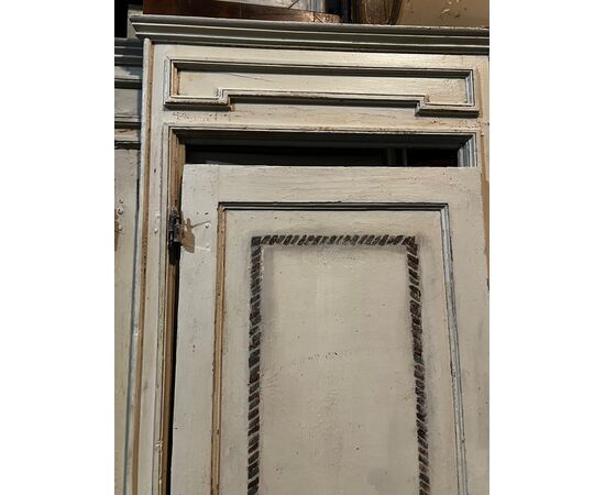 PTS899 - N. 6 Porte laccate, con telaio, epoca '700, misure diverse (circa 80x200 H)