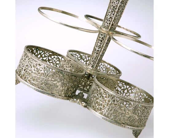 Portabottiglie in Argento Europa Primi '900