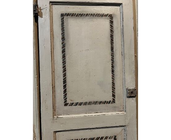PTS899 - N. 6 Porte laccate, con telaio, epoca '700, misure diverse (circa 80x200 H)