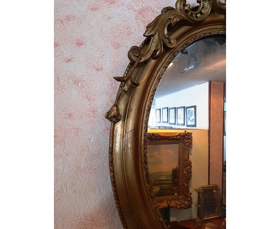 Oval Mirror H 110 - W 78
