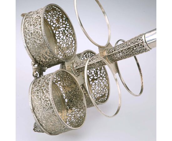 Portabottiglie in Argento Europa Primi '900