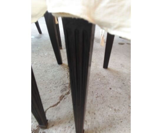 GRUPPO DI 7 SEDIE INGLESI.