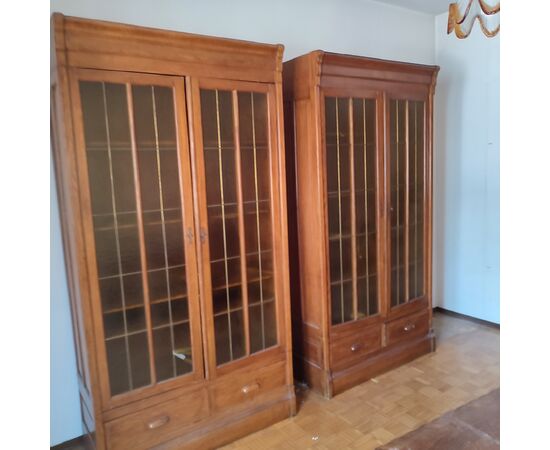 Coppia di librerie anni 30