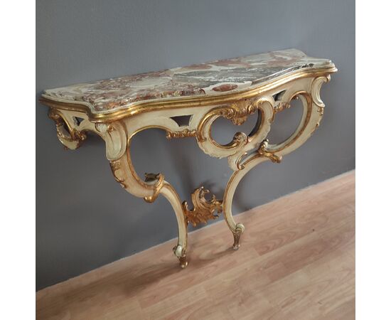 Lacquered console table