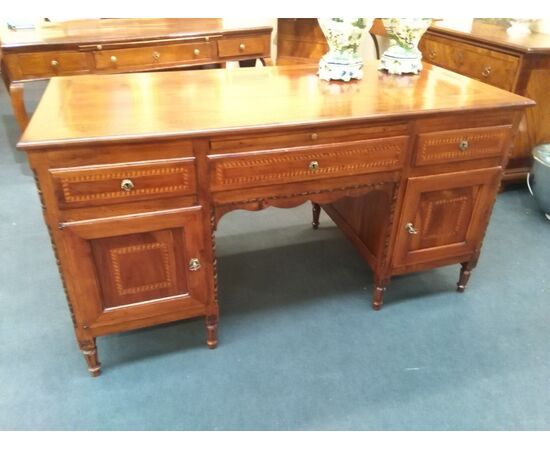 Scrivania da centro Luigi XVI