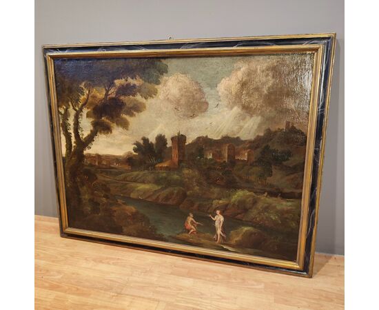 Paesaggio con figure 600