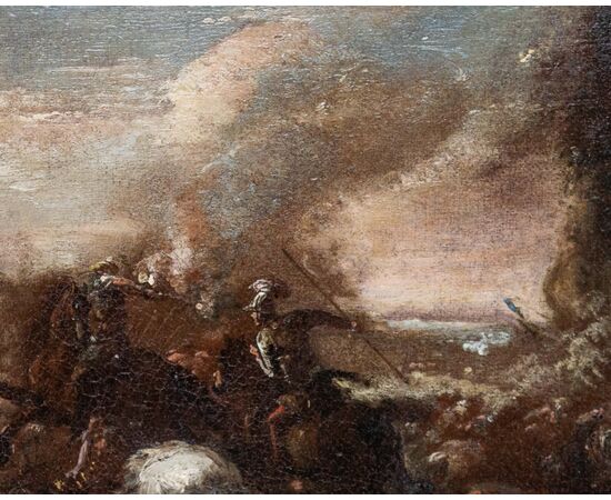 Francesco Graziani (attivo nella seconda metà del XVII secolo), Scene di battaglia