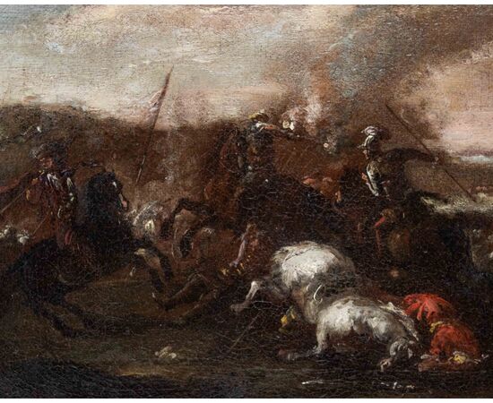 Francesco Graziani (attivo nella seconda metà del XVII secolo), Scene di battaglia