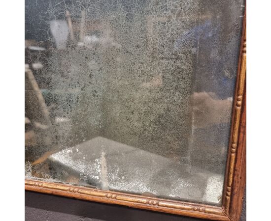 (2) 18th Century Louis XVI Mirror Frame with Gilded Crest, Venice