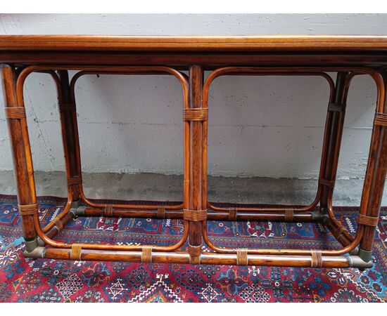 Rosewood console table by Tito Agnoli for Pierantonio Bonacina, 1960s vintage