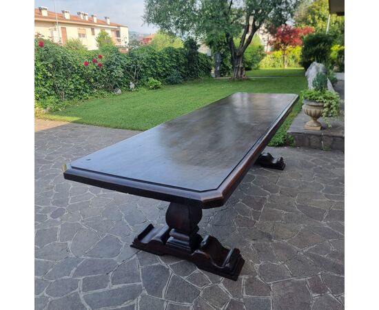 Tavolo fratino in noce del 600 Veneto da monastero