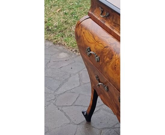 Lombard chest of drawers, late 19th century in Louis XV style
