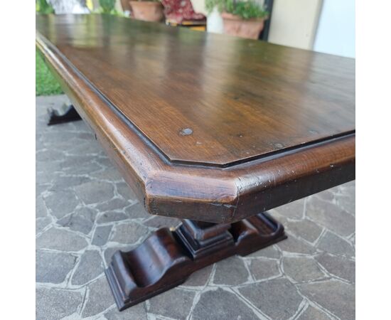 Tavolo fratino in noce del 600 Veneto da monastero