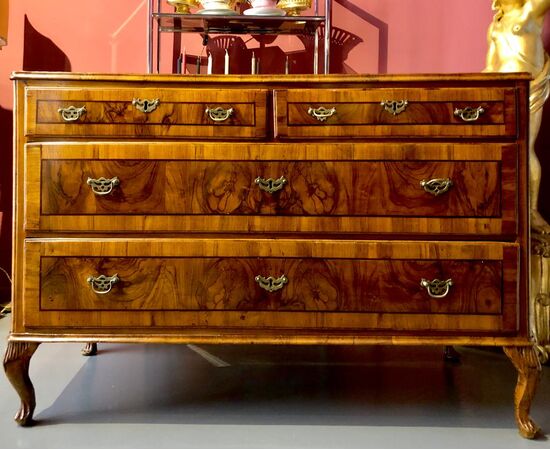 CASSETTONE IN RADICA DI NOCE DEL 700 VENEZIANO