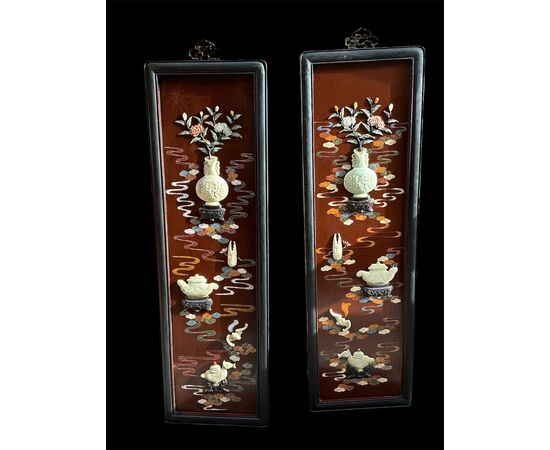 Pair of decorative panels