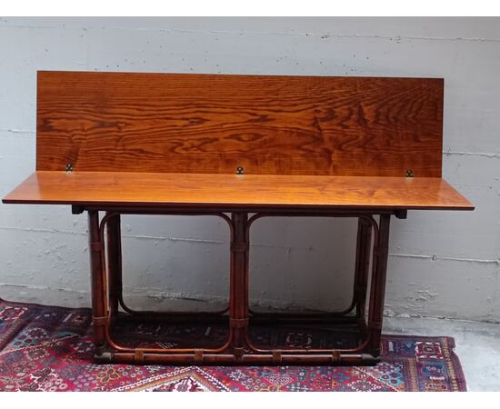 Rosewood console table by Tito Agnoli for Pierantonio Bonacina, 1960s vintage