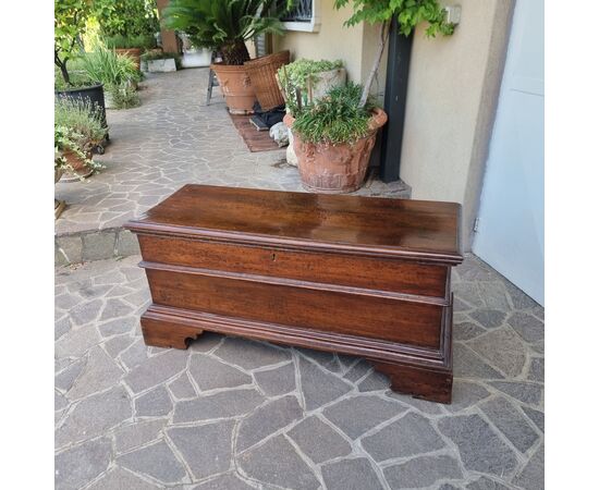 18th-century walnut chest from Emilia Romagna