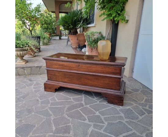 18th-century walnut chest from Emilia Romagna