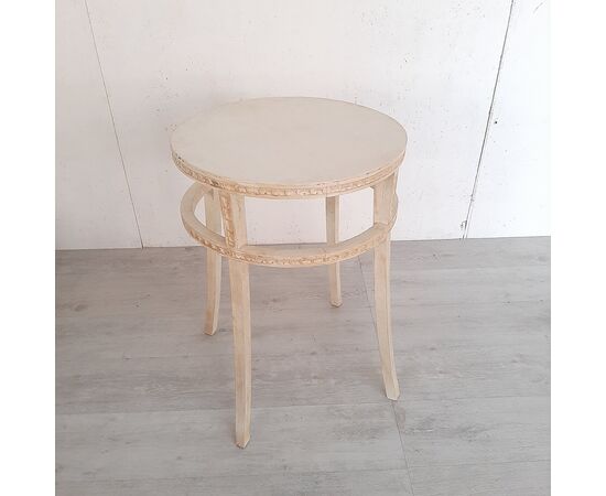 Original 1950s antique lacquered Art Nouveau bistro table