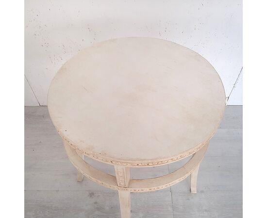 Original 1950s antique lacquered Art Nouveau bistro table