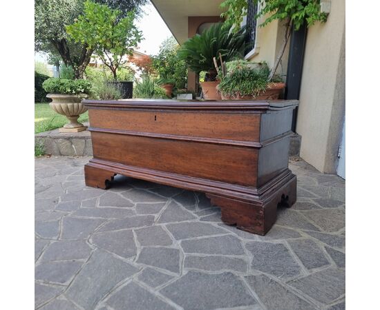 18th-century walnut chest from Emilia Romagna