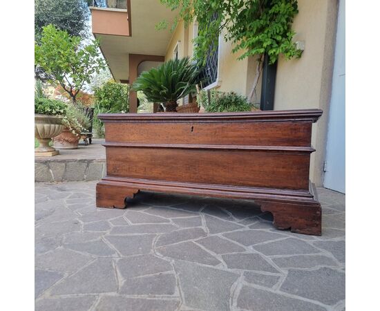 18th-century walnut chest from Emilia Romagna