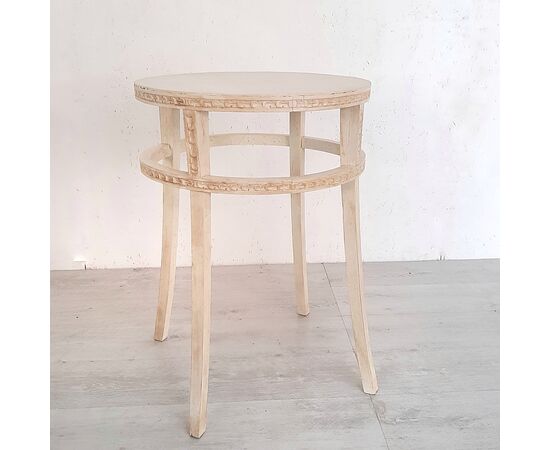 Original 1950s antique lacquered Art Nouveau bistro table