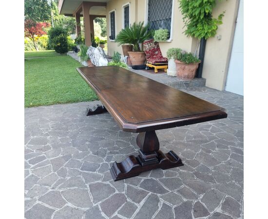 Tavolo fratino in noce del 600 Veneto da monastero