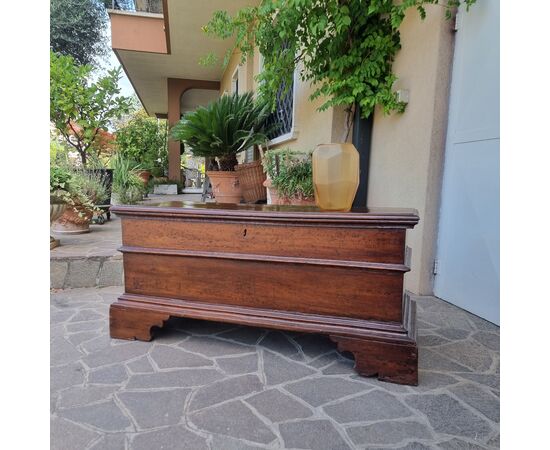 18th-century walnut chest from Emilia Romagna