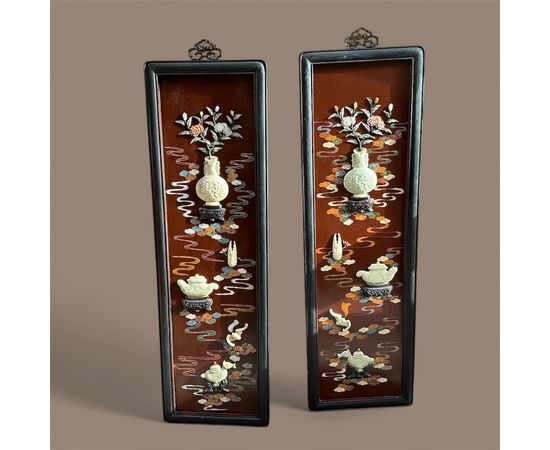 Pair of decorative panels