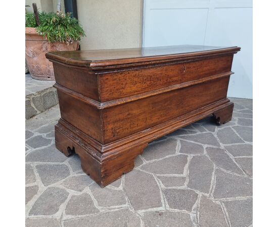18th-century walnut chest from Emilia Romagna