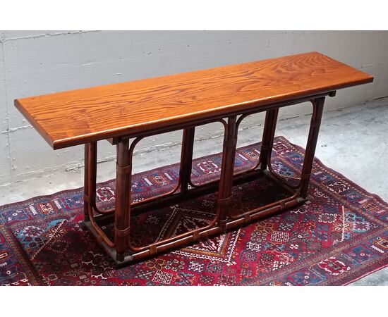 Rosewood console table by Tito Agnoli for Pierantonio Bonacina, 1960s vintage