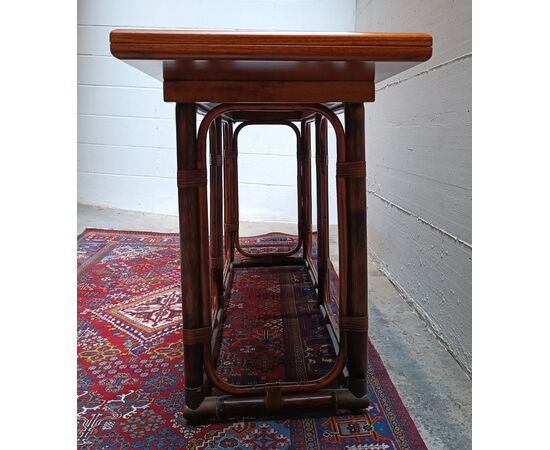 Rosewood console table by Tito Agnoli for Pierantonio Bonacina, 1960s vintage
