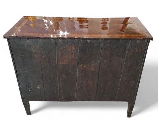 INLAID CHEST OF DRAWERS - PIEDMONT - LOUIS XVI