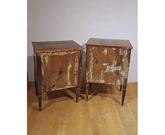 PAIR OF LOUIS XVI NIGHTSTANDS, SECOND HALF OF THE 18TH CENTURY