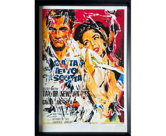 La gatta sul tetto che scotta - Mimmo Rotella (1918-2006)