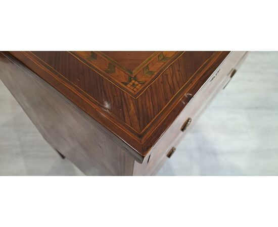 INLAID CHEST OF DRAWERS - PIEDMONT - LOUIS XVI