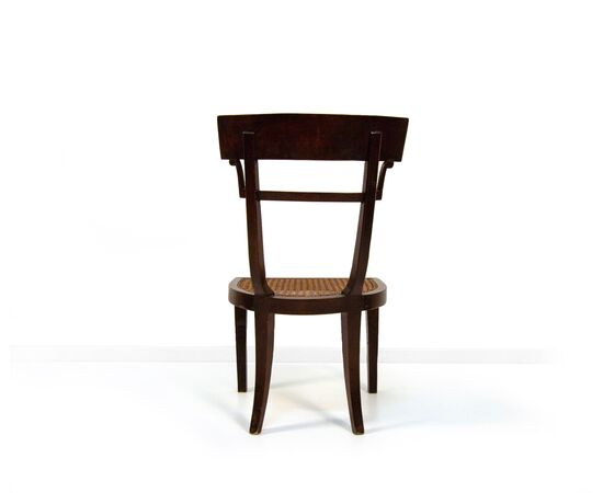 Four mahogany chairs, 19th century