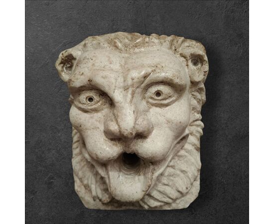 Beautiful 17th century marble mask