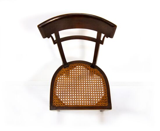 Four mahogany chairs, 19th century