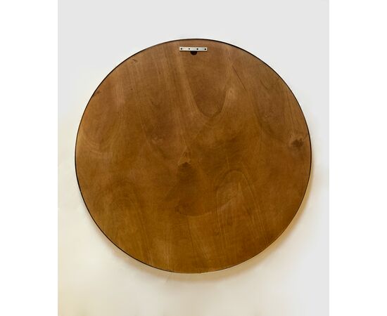 Specchio tondo con profilo in ottone - Ø 100 cm