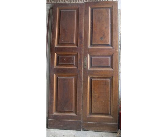 pts548 pair of double doors, mis. h 266 cm x 139 cm