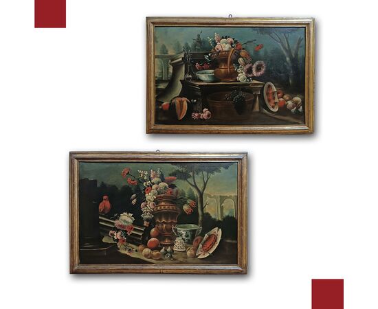 PAIR OF STILL LIFE PAINTINGS, LATE 17th CENTURY