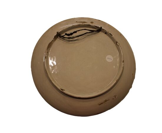 French majolica decorated plate - 19th century