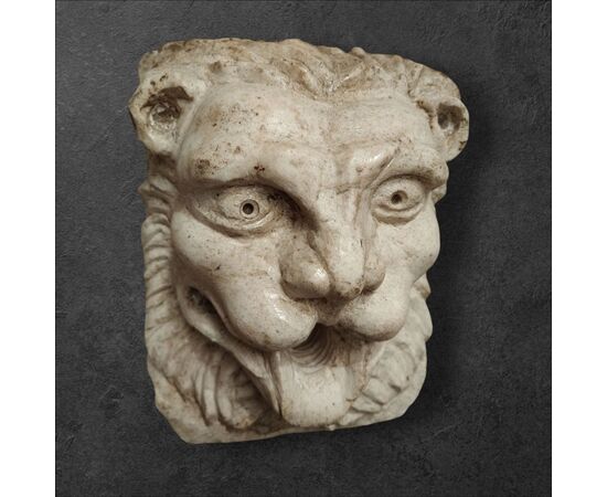 Beautiful 17th century marble mask