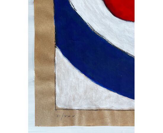 Esso - Screenprint by Mario Schifano (Homs 1934 - Rome 1998)